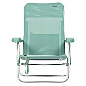Silla de playa sin cabezal Crespo (L x An x Al: 55 x 64 x 88 cm, Textil, Turquesa) | BAUHAUS