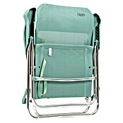Silla de playa sin cabezal Crespo (L x An x Al: 55 x 64 x 88 cm, Textil, Turquesa) | BAUHAUS