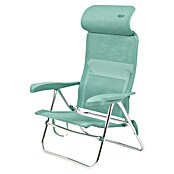Silla de playa con cabezal Crespo (L x An x Al: 55 x 64 x 100 cm, Textil, Turquesa) | BAUHAUS