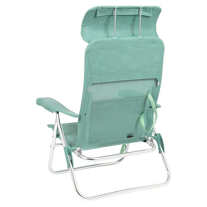 Silla de playa con cabezal Crespo (L x An x Al: 55 x 64 x 100 cm, Textil, Turquesa) | BAUHAUS