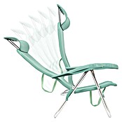 Silla de playa con cabezal Crespo (L x An x Al: 55 x 64 x 100 cm, Textil, Turquesa) | BAUHAUS