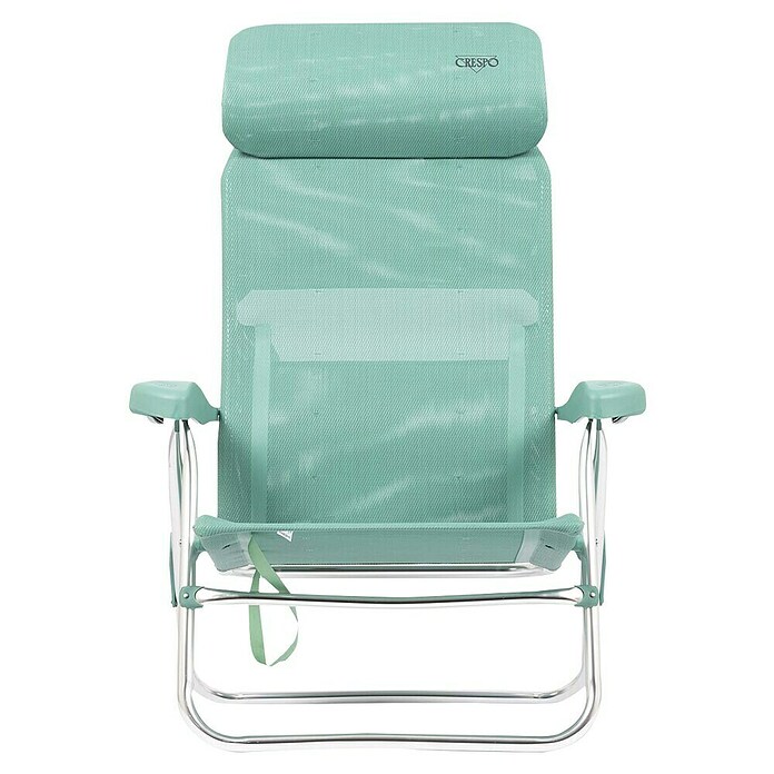 Silla de playa con cabezal Crespo (L x An x Al: 55 x 64 x 100 cm, Textil, Turquesa) | BAUHAUS