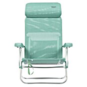 Silla de playa con cabezal Crespo (L x An x Al: 55 x 64 x 100 cm, Textil, Turquesa) | BAUHAUS