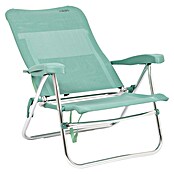 Silla de playa sin cabezal Crespo (L x An x Al: 55 x 64 x 88 cm, Textil, Turquesa) | BAUHAUS