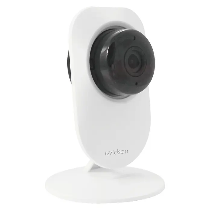 Avidsen Cámara de vigilancia IPC380 -  - Cámara de seguridad Avidsen blanca con lente negra, perfecta para proteger tu hogar.