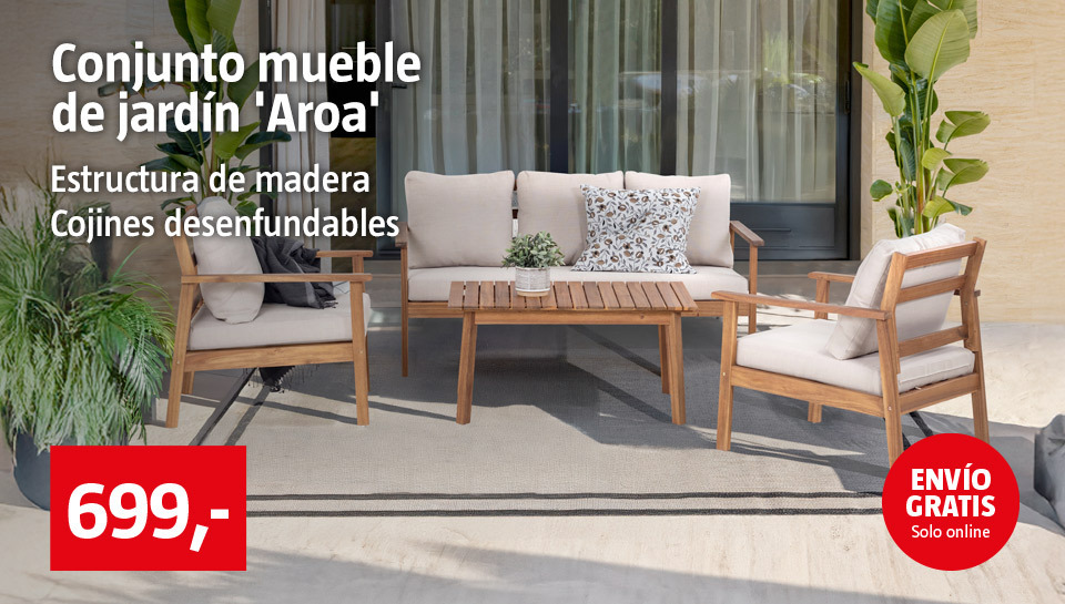 Conjunto de muebles de exterior