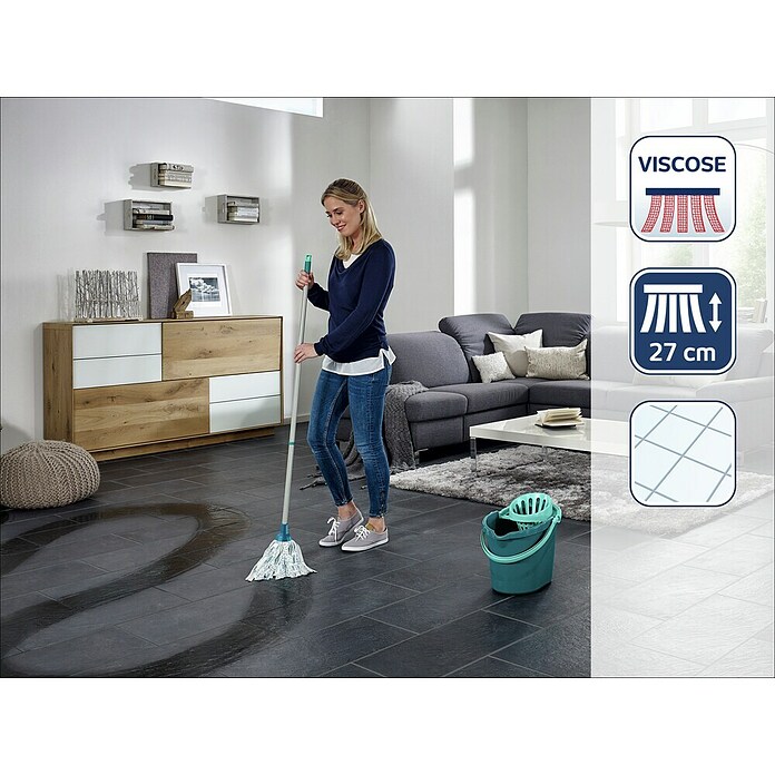 Leifheit Wismopset (Lengte steel: 120 cm, Inhoudsvermogen: 12 l) | BAUHAUS