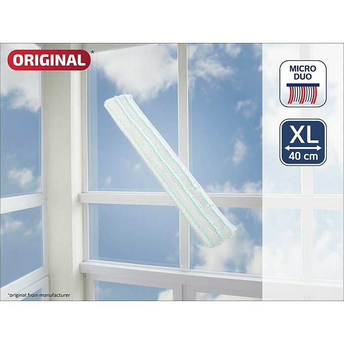 Leifheit Reservedoek Powerslide (Wit / Turquoise, Breedte: 40 cm) | BAUHAUS