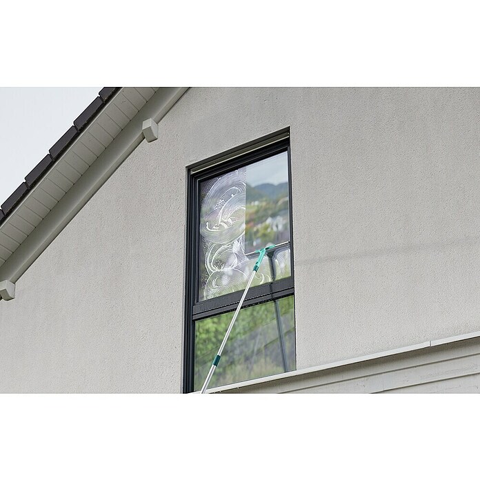 Leifheit Raamwisser Powerslide met telescoopsteel (Materiaal steel: Aluminium, 146 cm - 418 cm) | BAUHAUS