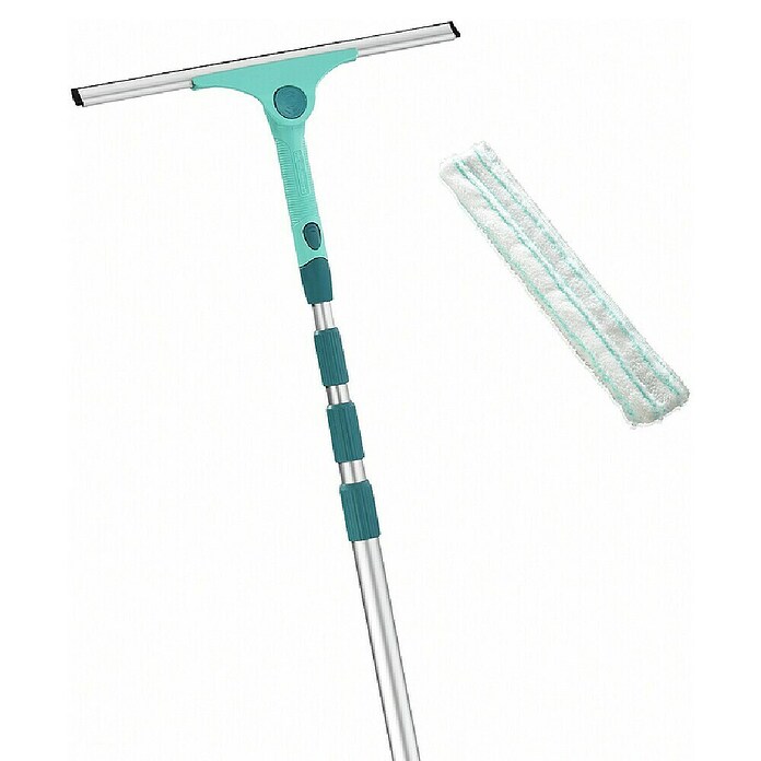Leifheit Raamwisser Powerslide met telescoopsteel (Materiaal steel: Aluminium, 146 cm - 418 cm) | BAUHAUS