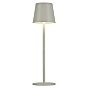 Just Light Lámpara de sobremesa a batería Euria (3 W, L x An x Al: 11 x 11 x 37 cm, Blanco cálido, Gris) | BAUHAUS