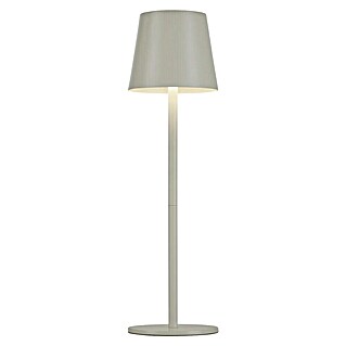 Just Light Lámpara de sobremesa a batería Euria (3 W, L x An x Al: 11 x 11 x 37 cm, Blanco cálido, Gris)