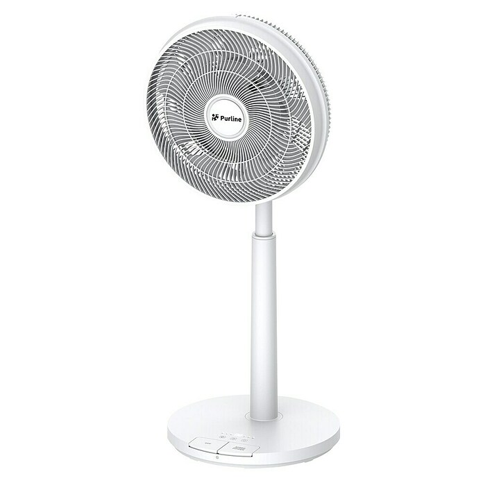 Purline Venty Ventilador de pie Mobile (Blanco, 30 cm, 100 cm) | BAUHAUS