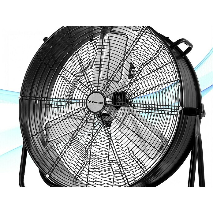 Purline Venty Ventilador de suelo Metablast (250 W, Negro, 60 cm) | BAUHAUS