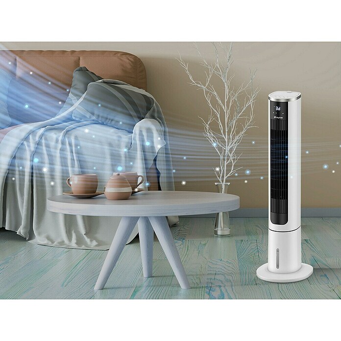 Purline Rafy Climatizador evaporativo 75N (Blanco, Altura: 101 cm) | BAUHAUS