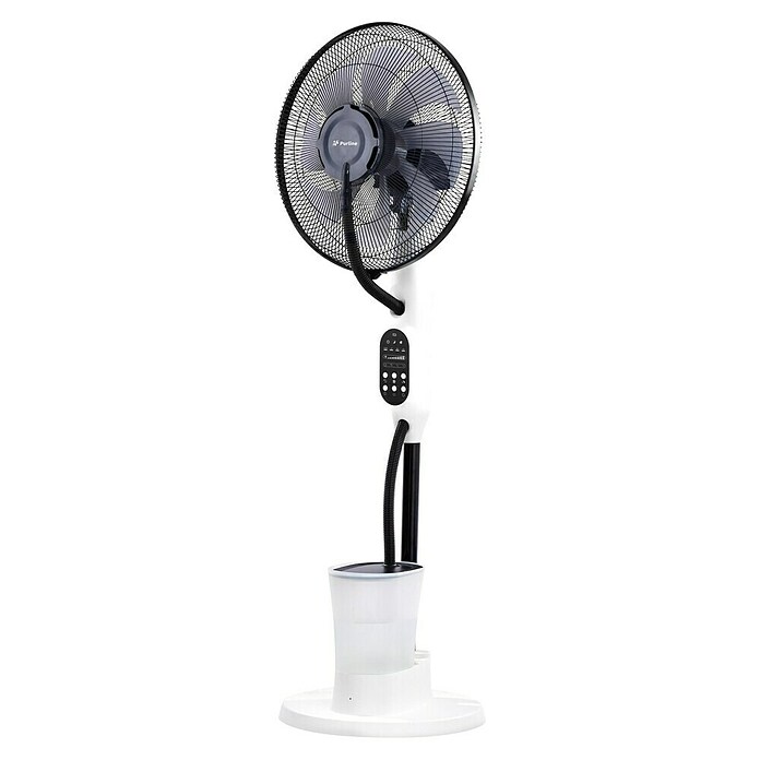 Purline Misty Ventilador de pie 4 (Negro, 40 cm, 125 cm) | BAUHAUS