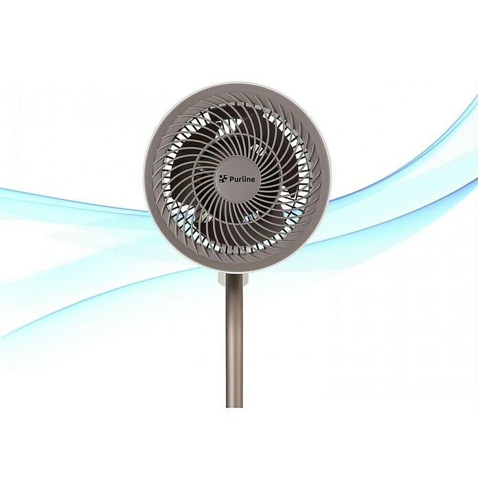Purline Venty Ventilador de pie Ambience (Blanco, 27 cm, 100 cm) | BAUHAUS