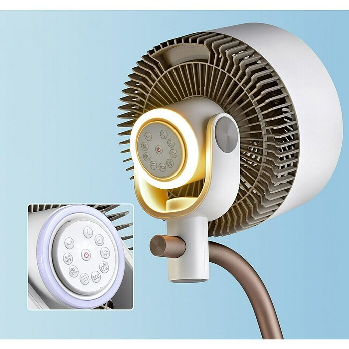 Purline Venty Ventilador de pie Ambience (Blanco, 27 cm, 100 cm) | BAUHAUS