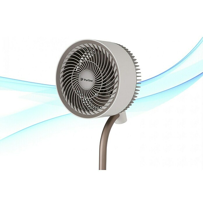 Purline Venty Ventilador de pie Ambience (Blanco, 27 cm, 100 cm) | BAUHAUS