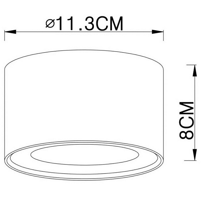 Globo LED stropna svjetiljka Serena  (12 W, Srebrna, Topla bijela) | BAUHAUS