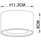 Globo LED stropna svjetiljka Serena  (12 W, Srebrna, Topla bijela) | BAUHAUS