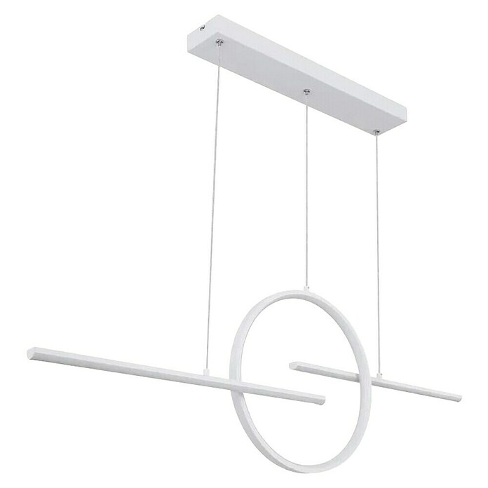 Globo LED viseća svjetiljka Barral  (50 W, Bijela, Hladna bijela, D x Š x V: 1.240 x 105 x 1.500 mm) | BAUHAUS