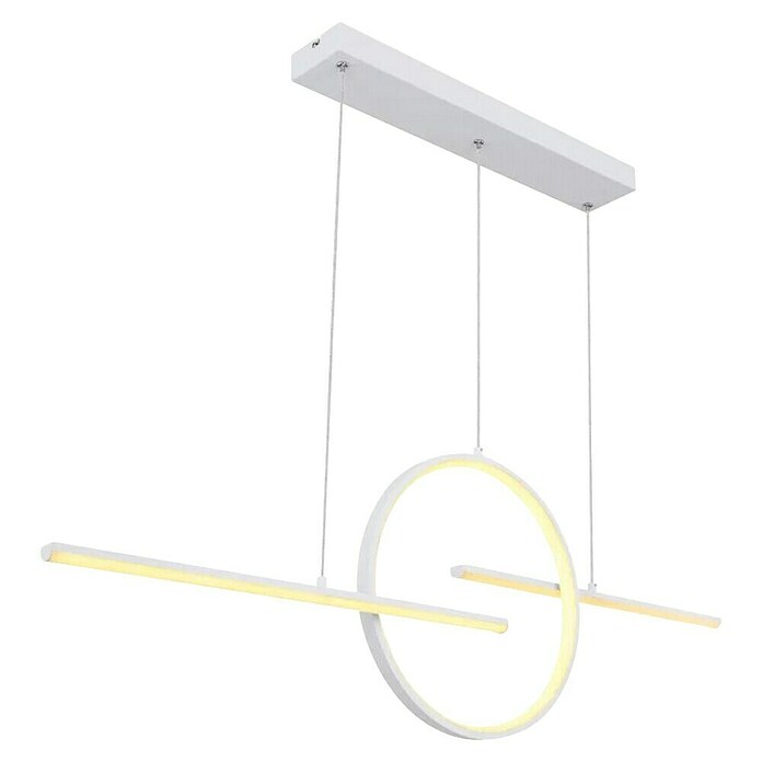 Globo LED viseća svjetiljka Barral  (50 W, Bijela, Hladna bijela, D x Š x V: 1.240 x 105 x 1.500 mm) | BAUHAUS