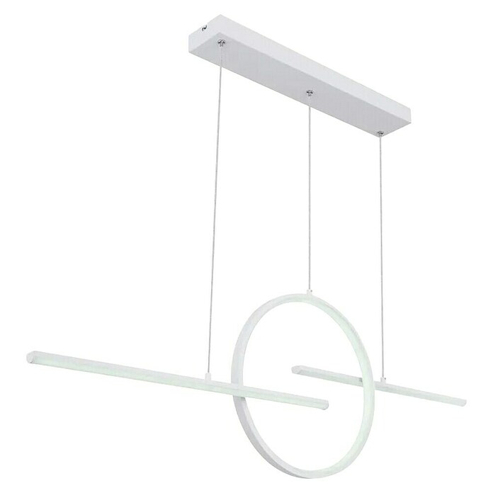 Globo LED viseća svjetiljka Barral  (50 W, Bijela, Hladna bijela, D x Š x V: 1.240 x 105 x 1.500 mm) | BAUHAUS