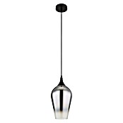 Globo Pendelleuchte Lavus (E27, Schwarz/Silber, Ø x H: 180 x 1 200 mm, 60 W) | BAUHAUS