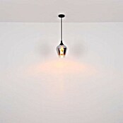 Globo Pendelleuchte Lavus (E27, Schwarz/Silber, Ø x H: 180 x 1 200 mm, 60 W) | BAUHAUS