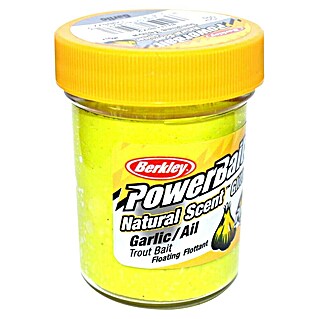 Berkley Forellenteig Trout Bait Garlic Sunshiine Yellow Glitter (Gelb, 50 g)