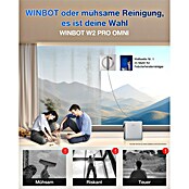 Ecovacs Fensterreinigungsroboter Winbot W2 Pro Omni (Wassertankvolumen Roboter: 60 ml, Akkulaufzeit: 110 min) | BAUHAUS