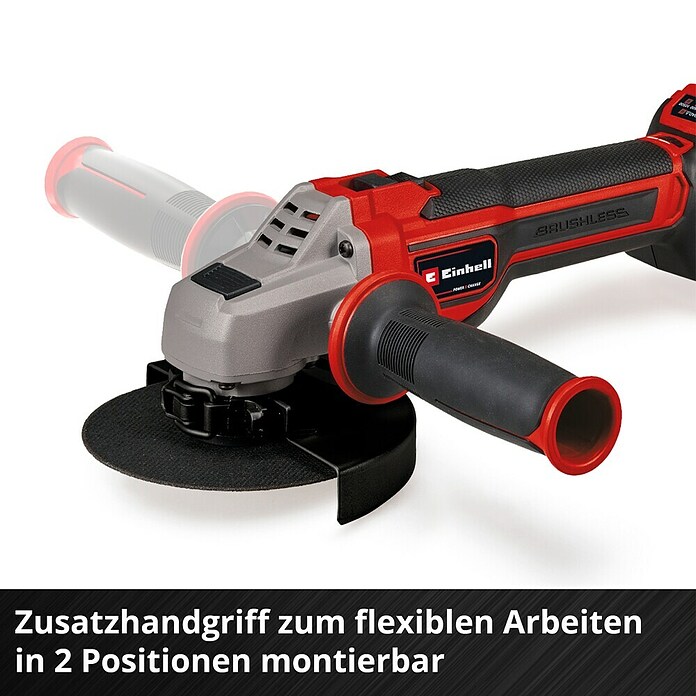 Einhell Professional Power X-Change 18V Akku-Winkelschleifer TP-AG 18/125 CE Q Li - Solo (Durchmesser Scheibe: 125 mm, 3 000 U/min - 10 500 U/min) | BAUHAUS