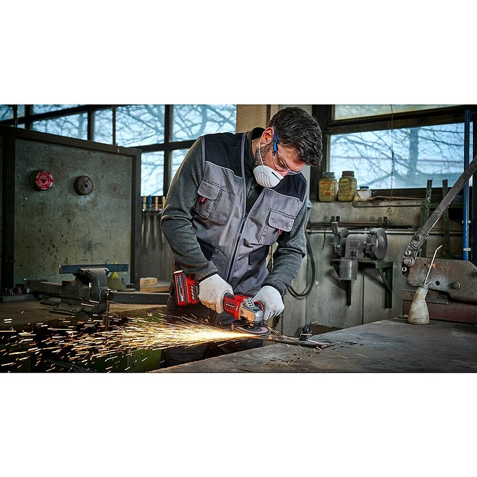 Einhell Professional Power X-Change 18V Akku-Winkelschleifer TP-AG 18/125 CE Q Li - Solo (Durchmesser Scheibe: 125 mm, 3 000 U/min - 10 500 U/min) | BAUHAUS