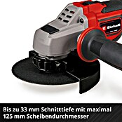 Einhell Professional Power X-Change 18V Akku-Winkelschleifer TP-AG 18/125 CE Q Li - Solo (Durchmesser Scheibe: 125 mm, 3 000 U/min - 10 500 U/min) | BAUHAUS