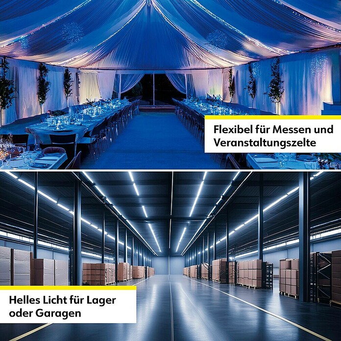 Müller-Licht LED-Stripes Power (25 m, Tageslichtweiß, 6 500 K, 25 000 lm, 290 W) | BAUHAUS
