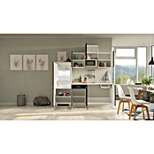Flex-Well Turin Singleküche mit Mikrowelle (Breite: 210 cm, Anthrazit, Mit Elektrogeräten) | BAUHAUS