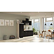 Flex-Well Turin Singleküche mit Mikrowelle (Breite: 210 cm, Anthrazit, Mit Elektrogeräten) | BAUHAUS