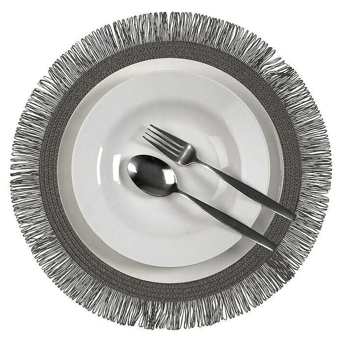 Salvamantel Flecos (Diámetro: 38 cm, Gris) | BAUHAUS