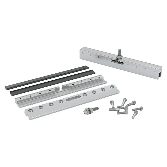 Knauf Pocket Kit Easy Klemmbacken - Stahl, Belastbarkeit: 120 kg - Aufnahme von Aluminiumprofilen und Befestigungsmaterial. Aluminiumprofile für vielseitige Anwendungen, mit Befestigungsmaterial für eine einfache Montage.