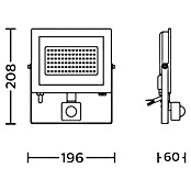 Philips Proyector LED Lois Flood (50 W, 5.000 K, L x An x Al: 6 x 21 x 20 cm, IP65) | BAUHAUS