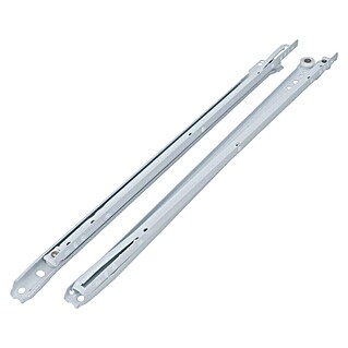 Suki Guía para cajones (Longitud de instalación: 450 mm, Capacidad de carga: 20 kg, Extracción parcial, Lateralmente en el cajón)