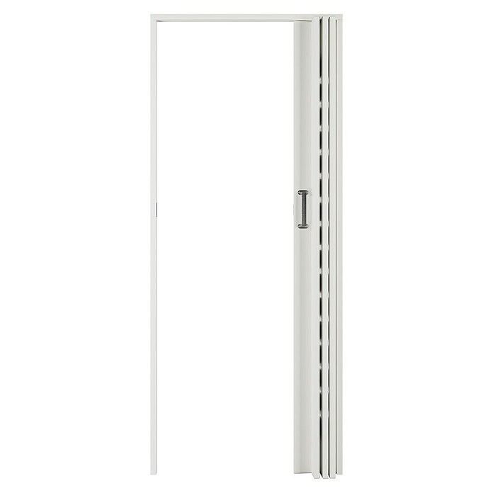 Glas-Falttür (85 x 205 cm, Satiniertes Glas, Weiß ähnlich RAL 9016) | BAUHAUS