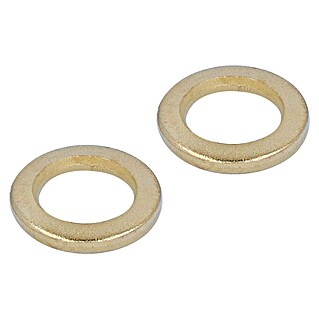 Suki Unterlegscheibe (Innendurchmesser: 13 mm, Außendurchmesser: 19 mm, Stahl, Vermessingt, 15 Stk.)