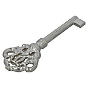 Suki Llave decorativa Mod. 1 (Largo: 40 mm, Plateado, Zincado) | BAUHAUS