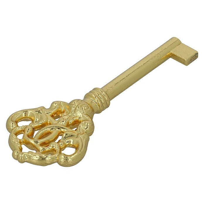 Suki Llave decorativa Mod. 1 (Largo: 40 mm, Dorado, Zincado) | BAUHAUS