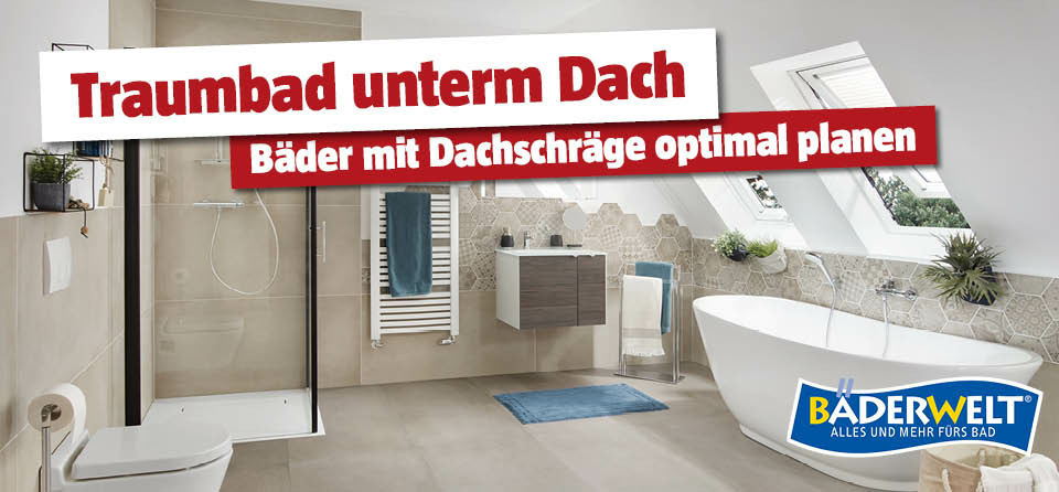Bad mit Dachschräge