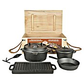 Esschert Design Dutch Oven Fancy Flames (7 -delig, Gietijzer) | BAUHAUS