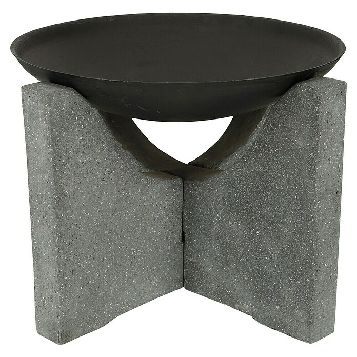 Esschert Design Vuurschaal op granito voet (Diameter: 68,4 cm, Gietijzer) | BAUHAUS
