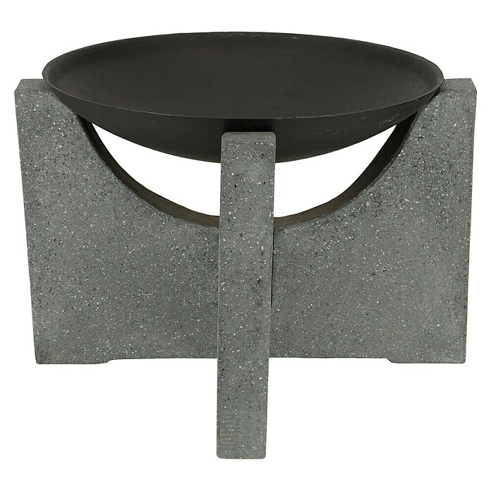 Esschert Design Vuurschaal op granito voet (Diameter: 68,4 cm, Gietijzer) | BAUHAUS